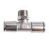 Metal Pu Fitting T-joint 12mm 3/8' M